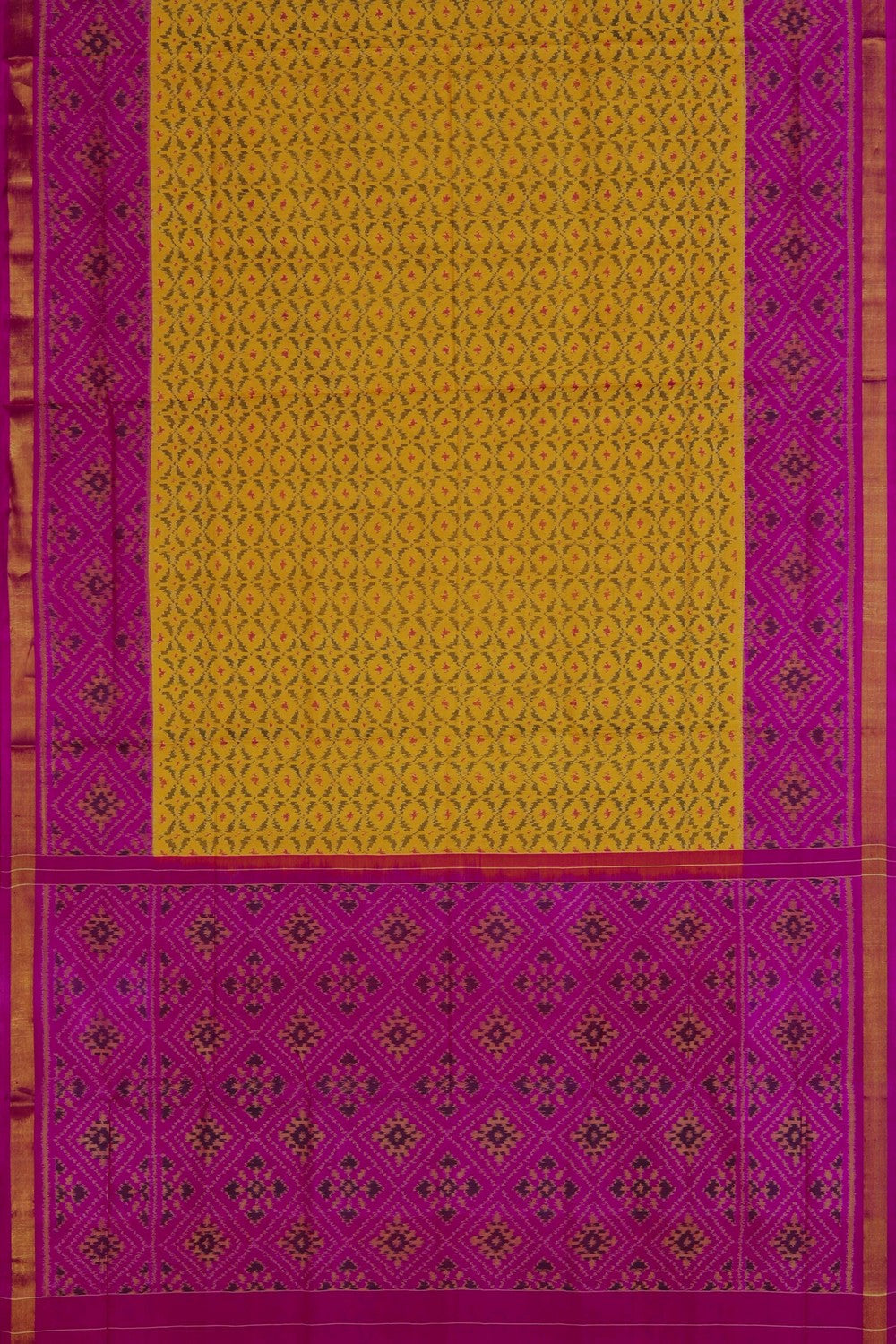 Image of Rajkot Silk Mustard Saree
